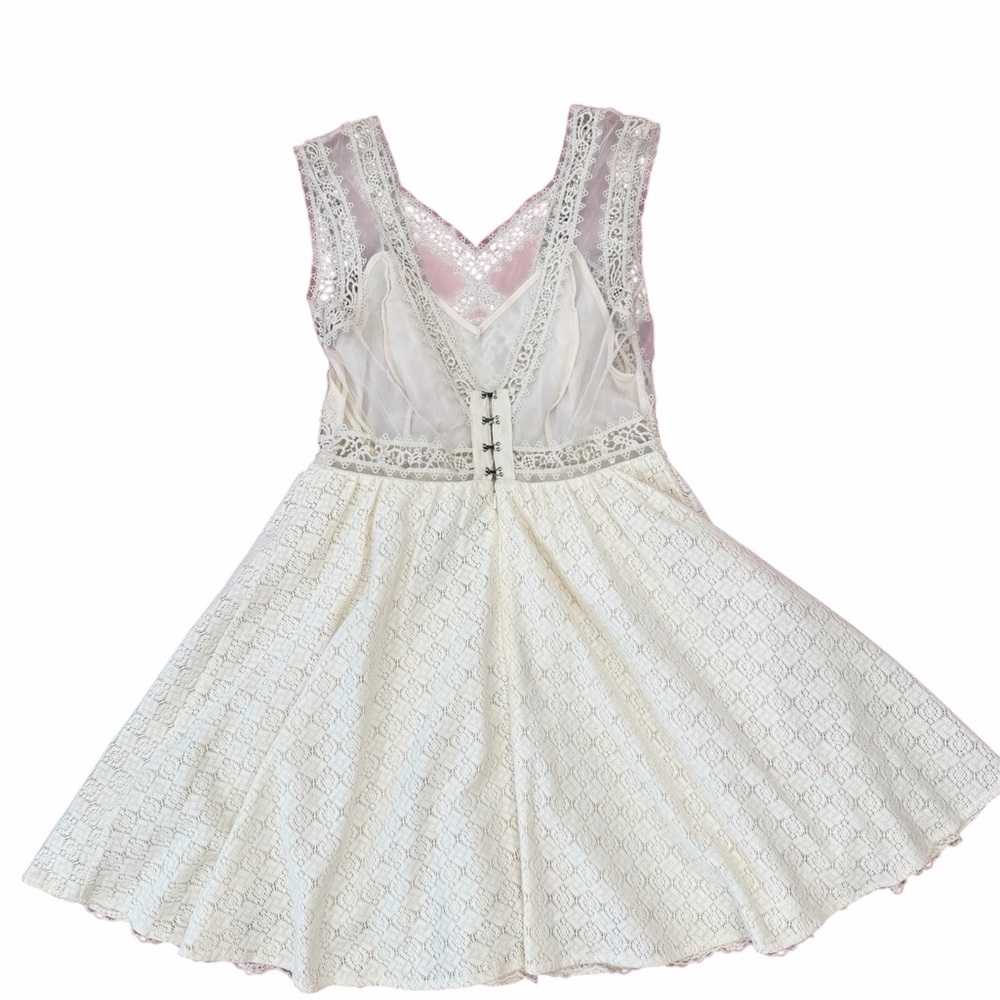 NEW Free People Ivory Lace women’s boho dress